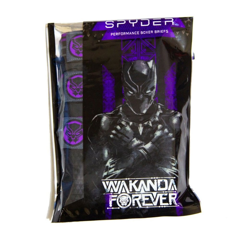 Black Panther Spyder Boxer Brief Underwear Marvel - Picture 9 of 13